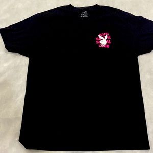 Anti social club y shirt Playboi remix